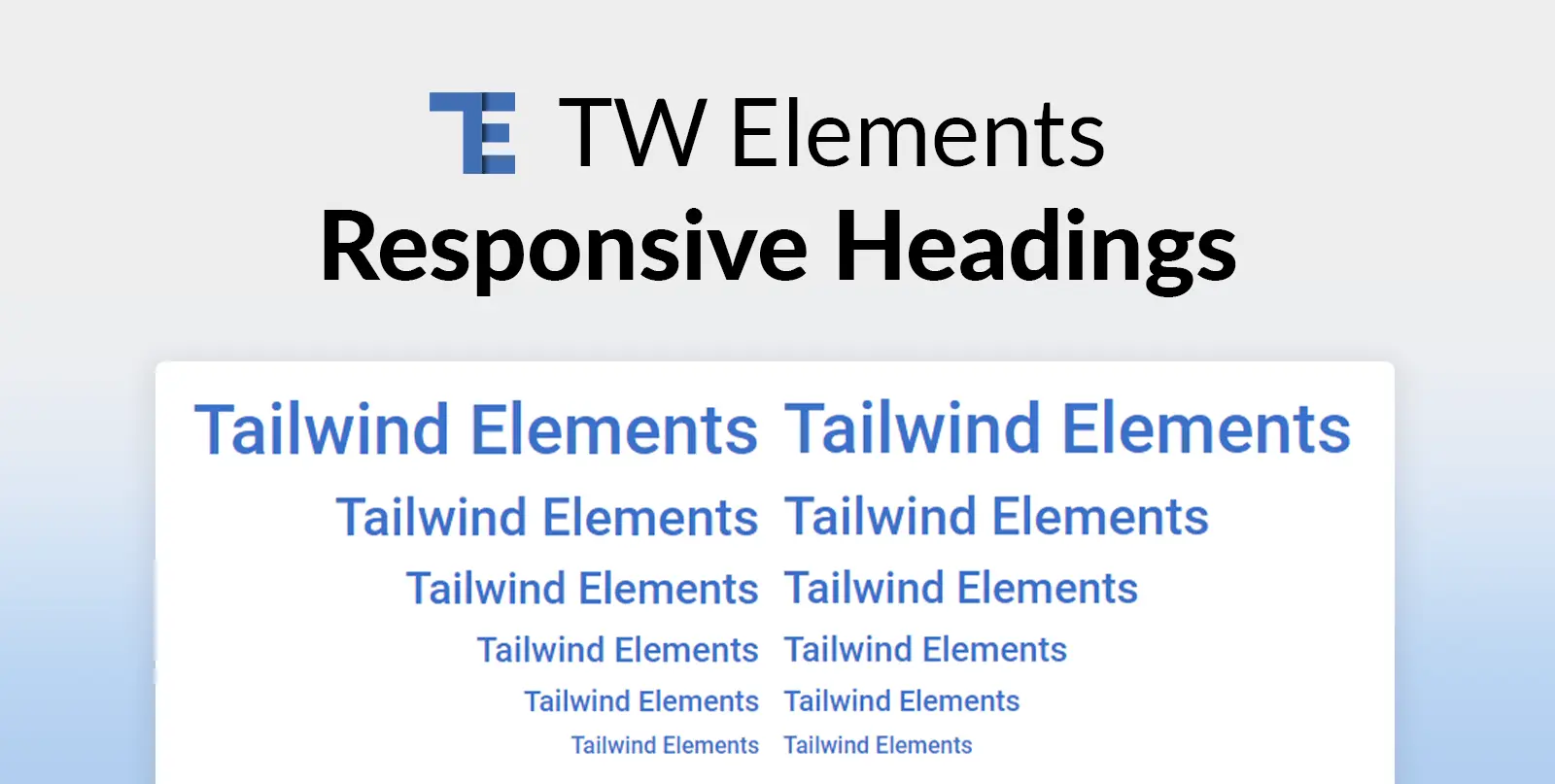 Tailwind CSS Headings - Free Examples & Tutorial