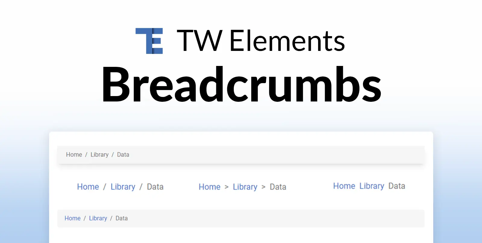 Tailwind CSS Breadcrumbs Free Examples & Tutorial